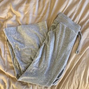 Aerie flare gray sweatpants